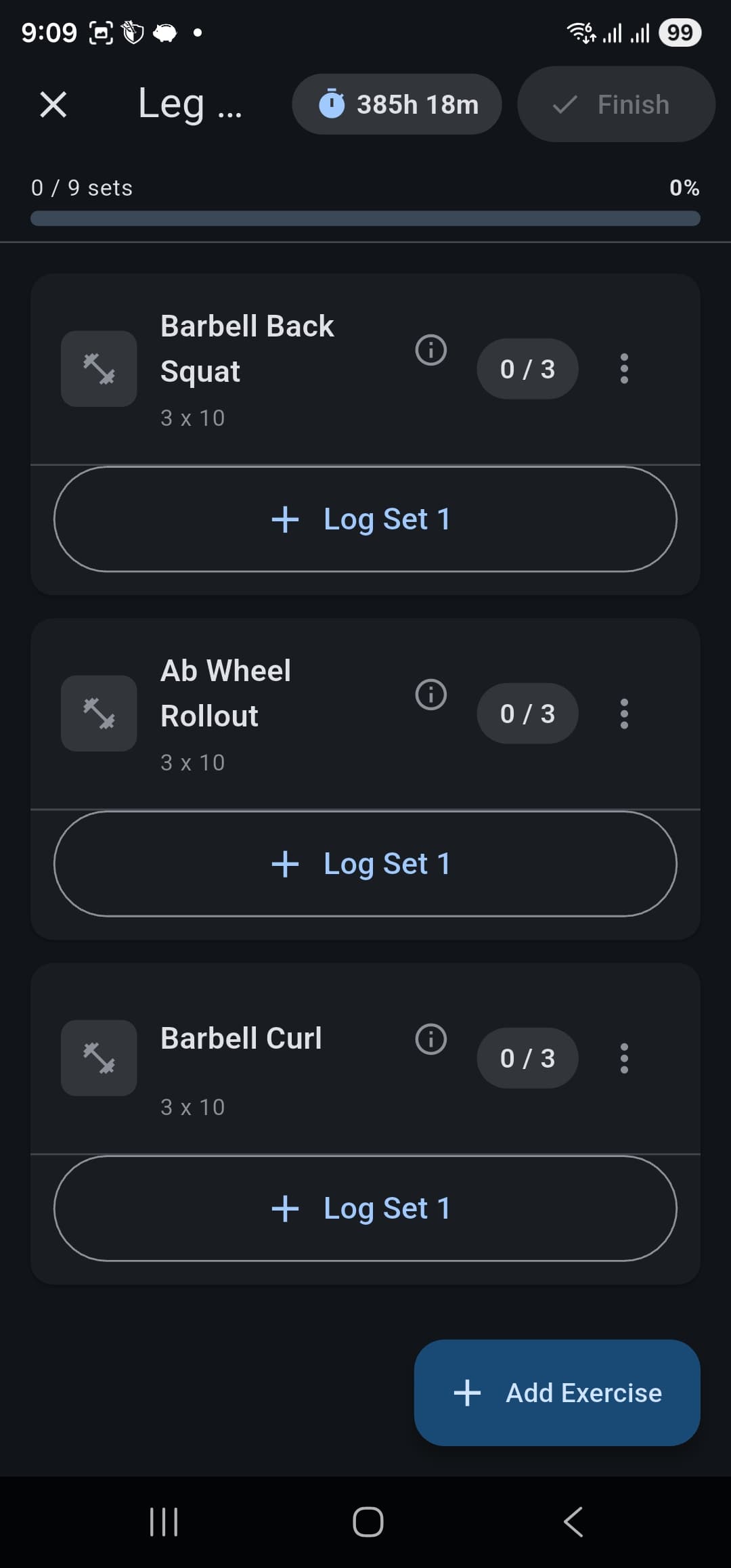 نيوروالاين — تتبع التمارين screenshot 2