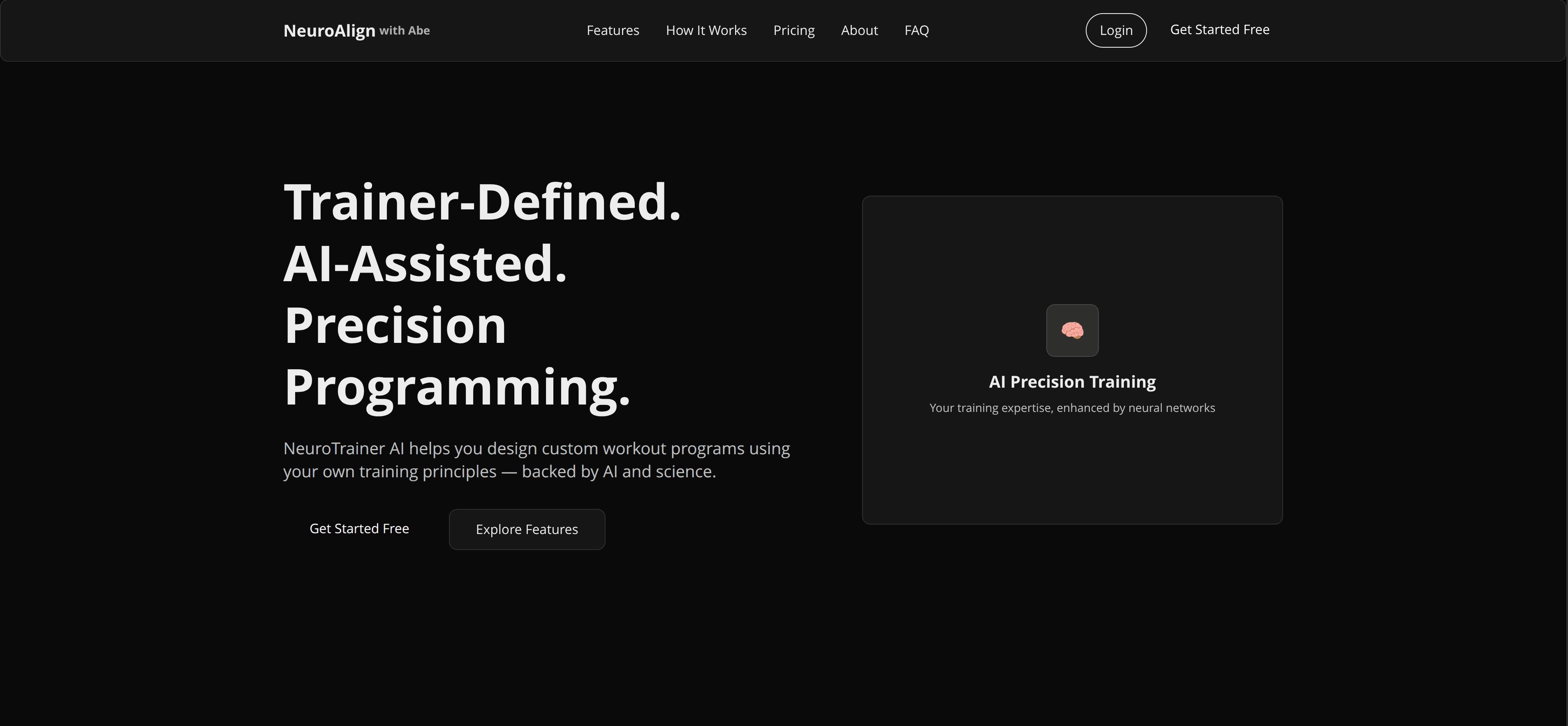 نيوروالاين كوتش — منصة التدريب